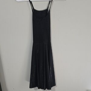 Rare, Old Piece, Black Milk Geometric Floral Black Reversible Straps Dress XS